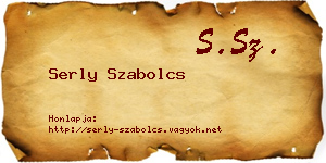 Serly Szabolcs névjegykártya